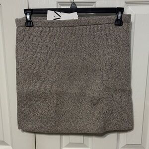 Zara Wool Blend Mini Skirt